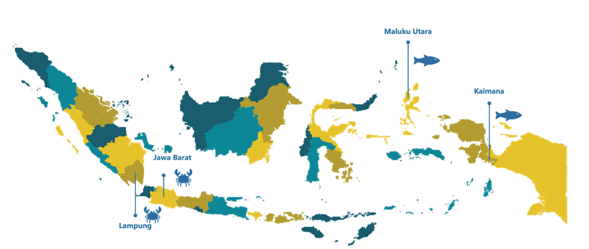 Wilayah kerja EDF di Indonesia